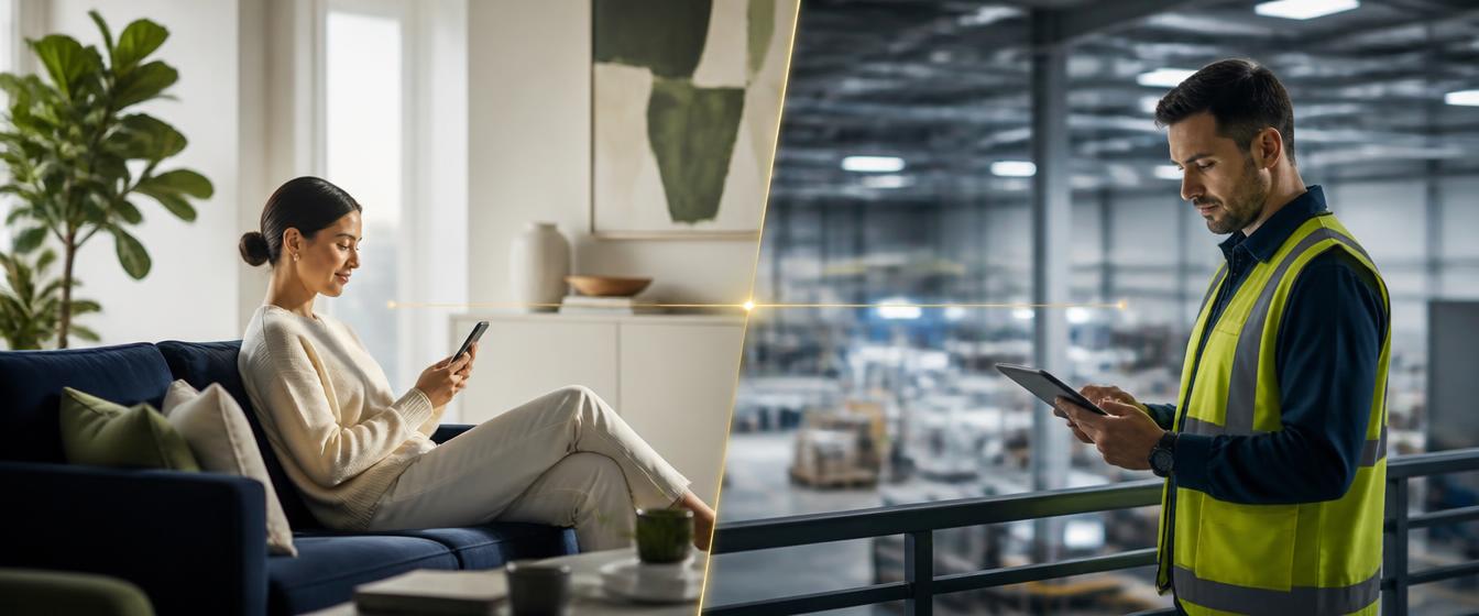One platform connecting home life and business operations
